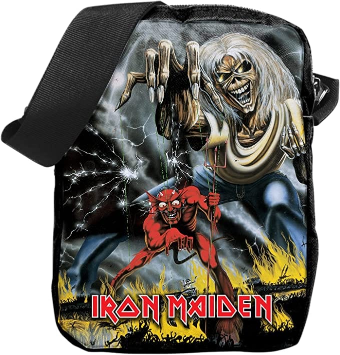 Golden Discs Posters & Merchandise Iron Maiden Number Of The Beast Messenger [Bag]