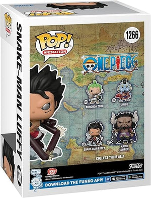 Golden Discs Toys Funko POP! Animation: One Piece - Snake-Man Monkey D. Luffy [Toys]