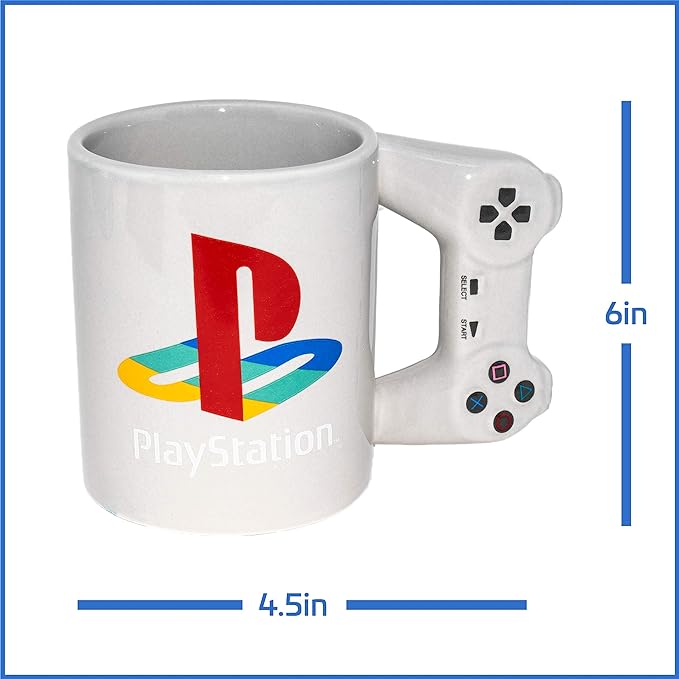 Golden Discs Posters & Merchandise Playstation Controller Shaped 300ml Coffee [Mug]
