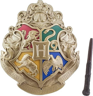 Golden Discs Posters & Merchandise Harry Potter - Hogwarts House Crest Lamp with Remote Control Wand [Lamp]