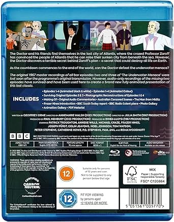 Golden Discs BLU-RAY Doctor Who: The Underwater Menace - AnneMarie Walsh [BLU-RAY]