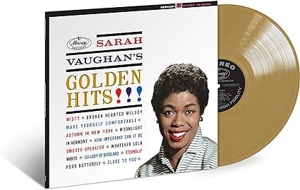 Golden Discs VINYL Golden Hits!!!:  (Limited Gold Edition) - Sarah Vaughan [Colour Vinyl]