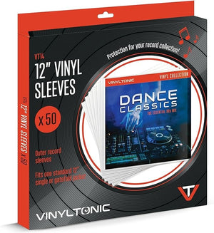 Golden Discs Accessories Vinyl Tonic Pack of 50 12" Vinyl Record Sleeves [Accessories]
