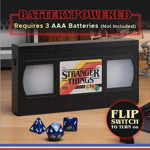 Golden Discs Posters & Merchandise Stranger Things VHS Logo Light [Lamp]
