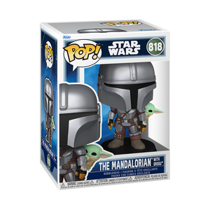 Funko Pop! The Mandalorian with Grogu (On Back) [Funko Pops]