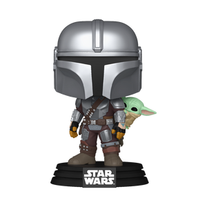 Funko Pop! The Mandalorian with Grogu (On Back) [Funko Pops]