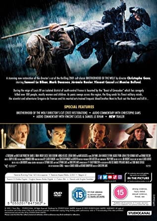 Golden Discs DVD Brotherhood Of The Wolf (Director's Cut) - Christophe Gans [DVD]