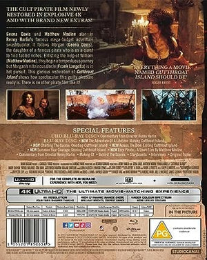 Golden Discs 4K Blu-Ray Cutthroat Island - Renny Harlin  [4K UHD]