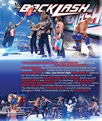 Golden Discs DVD WWE: Backlash 2023 [DVD]