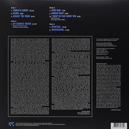 Golden Discs VINYL Afro Blue Impressions (Limited Edition) - John Coltrane [VINYL]