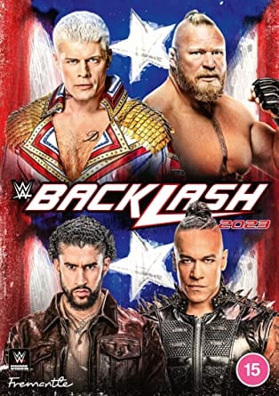 Golden Discs DVD WWE: Backlash 2023 [DVD]