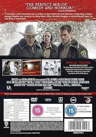 Golden Discs DVD The Wolf of Snow Hollow (2020) - Jim Cummings [DVD]