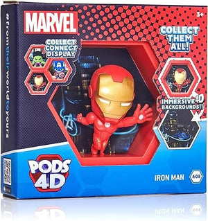 Golden Discs Toys 4D Marvel Ironman, Unique Connectable Collectable Bobble-head figure [Toys]