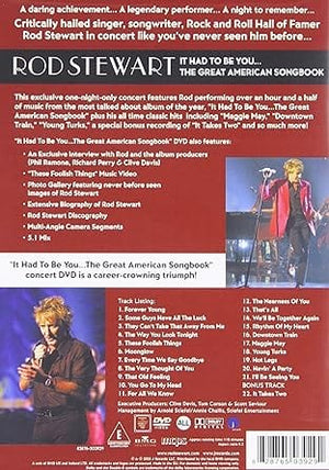 Golden Discs DVD It Had To Be You...The Great American Songbook - Rod Stewart[DVD]