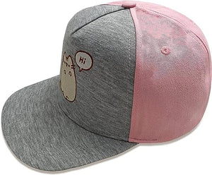 Golden Discs Posters & Merchandise Pusheen Baseball Cap Hi Bye Logo Grey Snapback [Hat]