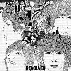 Golden Discs Posters & Merchandise The Beatles Canvas (Revolver Design) Square Canvas Board 40x40cm [Posters & Merchandise]