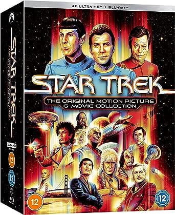 Golden Discs 4K Blu-Ray Star Trek: The Movies 1-6 - Robert Wise [4K UHD]