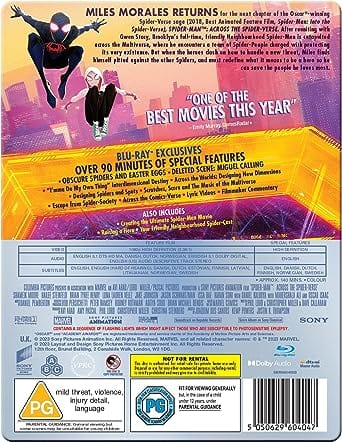 Golden Discs BLU-RAY Spider-Man: Across the Spider-verse (Steelbook) - Joaquim Dos Santos [Blu-Ray]