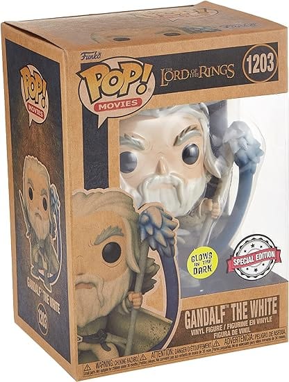 Golden Discs Toys Funko POP! Movies Lord of The Rings Gandalf The White (Glow in the Dark) [Toys]