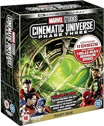 Golden Discs Marvel Studios Cinematic Universe: Phase Three - Part One - Anthony Russo [4K UHD]