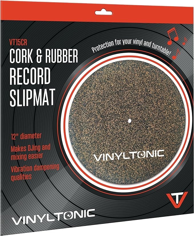 Golden Discs Accessories Vinyl Tonic Cork And Rubber Record Slipmat [Accessories]