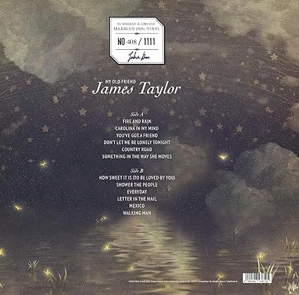 Golden Discs VINYL My Old Friend:   - James Taylor [Colour Vinyl]