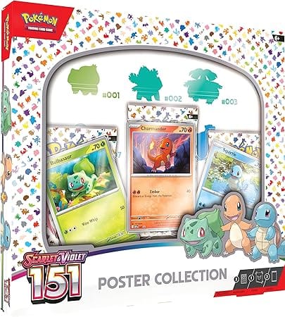 Golden Discs Toys Pokémon Poster Collection (3 Boosters & 3 Foil Promo Cards) [Toys]