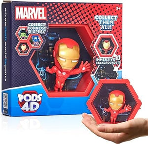 Golden Discs Toys 4D Marvel Ironman, Unique Connectable Collectable Bobble-head figure [Toys]