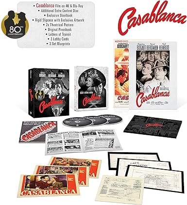 Golden Discs 4K Blu-Ray Casablanca (Collector's Edition) - Michael Curtiz [4K UHD]