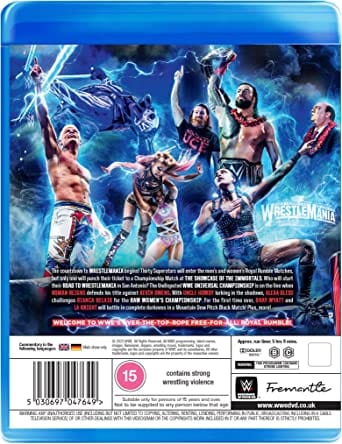 Golden Discs BLU-RAY WWE: Royal Rumble 2023 - Roman Reigns [BLU-RAY]