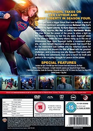 Golden Discs DVD Supergirl: The Complete Fourth Season - Greg Berlanti [DVD]