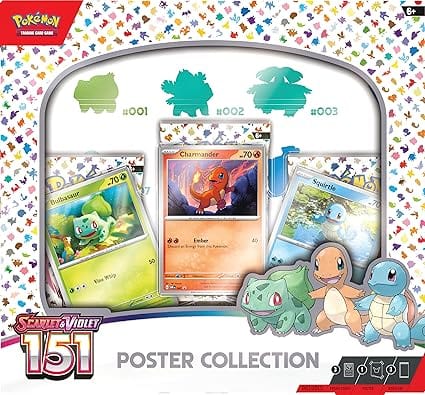 Golden Discs Toys Pokémon Poster Collection (3 Boosters & 3 Foil Promo Cards) [Toys]