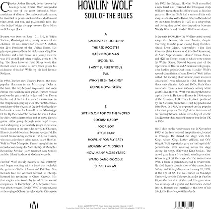 Golden Discs VINYL Soul of the Blues: (Limited Edition) - Howlin' Wolf [Colour Vinyl]
