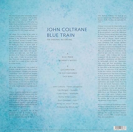 Golden Discs VINYL Blue Train:   - John Coltrane [Colour Vinyl]