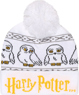 Harry Potter Pom-Pom Beanie Hedwig Snow Beanies [Hat]