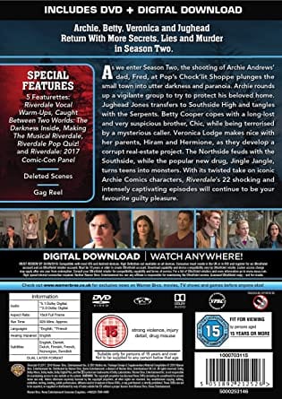 Golden Discs DVD Riverdale: The Complete Second Season [DVD]