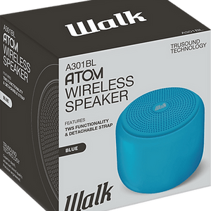 Golden Discs Accessories Walk Atom Wireless Speaker (Blue) [Accessories]