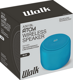 Golden Discs Accessories Walk Atom Wireless Speaker (Blue) [Accessories]