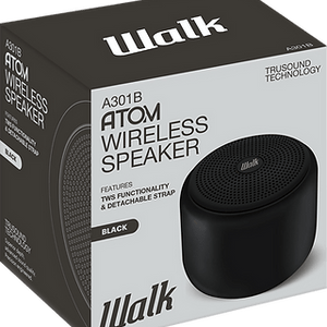 Golden Discs Accessories Walk Atom Wireless Speaker (Black) [Accessories]