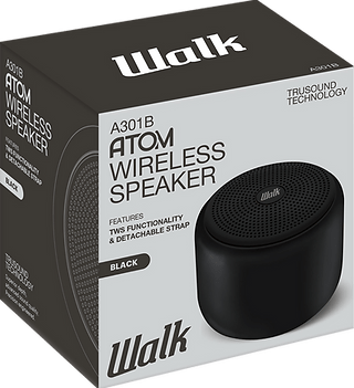 Golden Discs Accessories Walk Atom Wireless Speaker (Black) [Accessories]