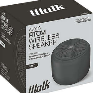 Golden Discs Accessories Walk Atom Wireless Speaker (Grey) [Accessories]