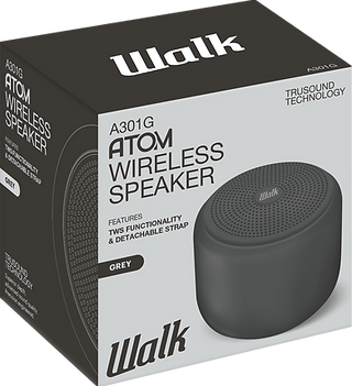 Golden Discs Accessories Walk Atom Wireless Speaker (Grey) [Accessories]