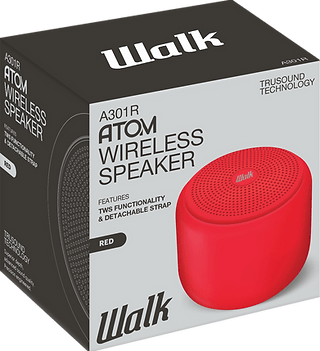 Golden Discs Accessories Walk Atom Wireless Speaker (Red) [Accessories]