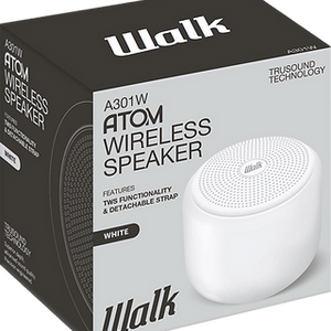 Golden Discs Accessories Walk Atom Wireless Speaker (White) [Accessories]