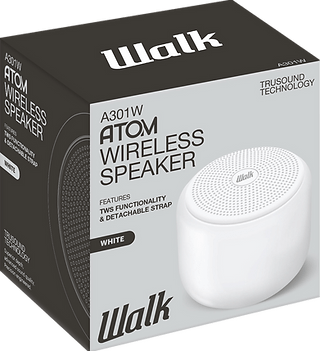 Golden Discs Accessories Walk Atom Wireless Speaker (White) [Accessories]