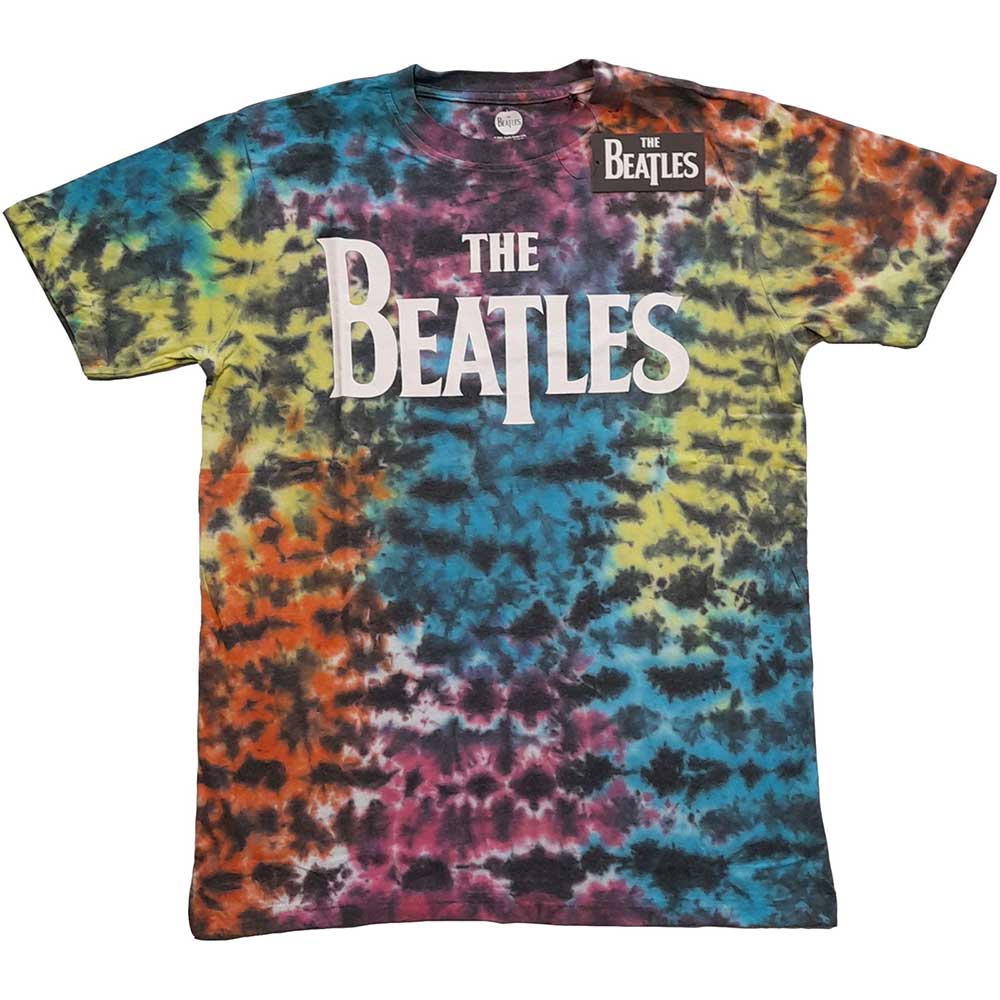 Golden Discs T-Shirts The Beatles - Drop T Logo (Wash Collection) - Small [T-Shirts]