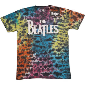 Golden Discs T-Shirts The Beatles - Drop T Logo (Wash Collection) - Large [T-Shirts]
