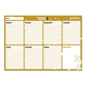 Golden Discs Posters & Merchandise HARRY POTTER DOBBY WEEKLY PLANNER [Stationery]