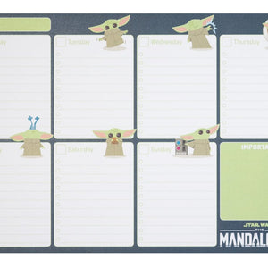 Golden Discs Posters & Merchandise THE MANDALORIAN WEEKLY PLANNER NOTEPAD A4 [Stationery]