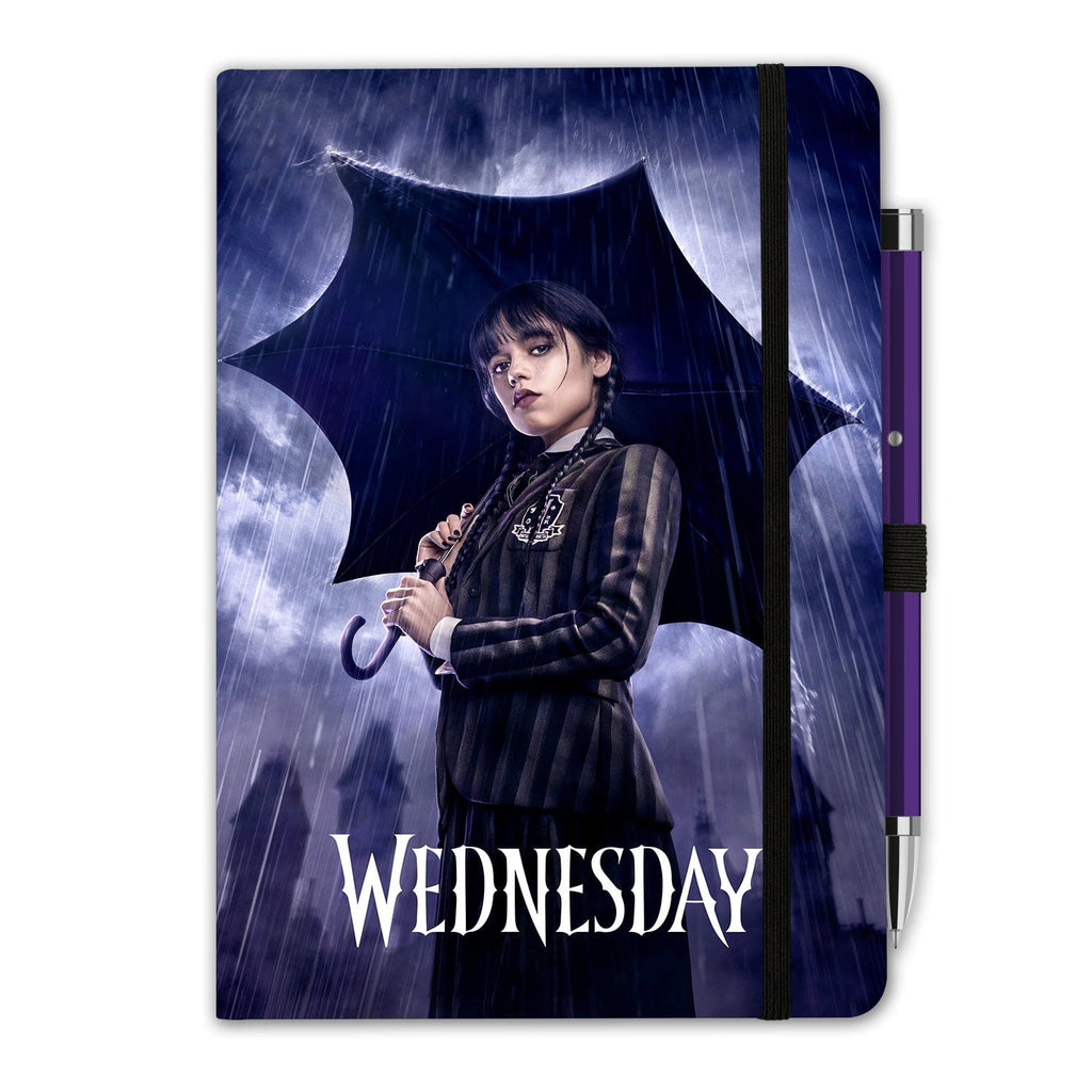 Golden Discs Posters & Merchandise WEDNESDAY A5 PREMIUM NOTEBOOK WITH PROJECTOR PEN [Stationery]